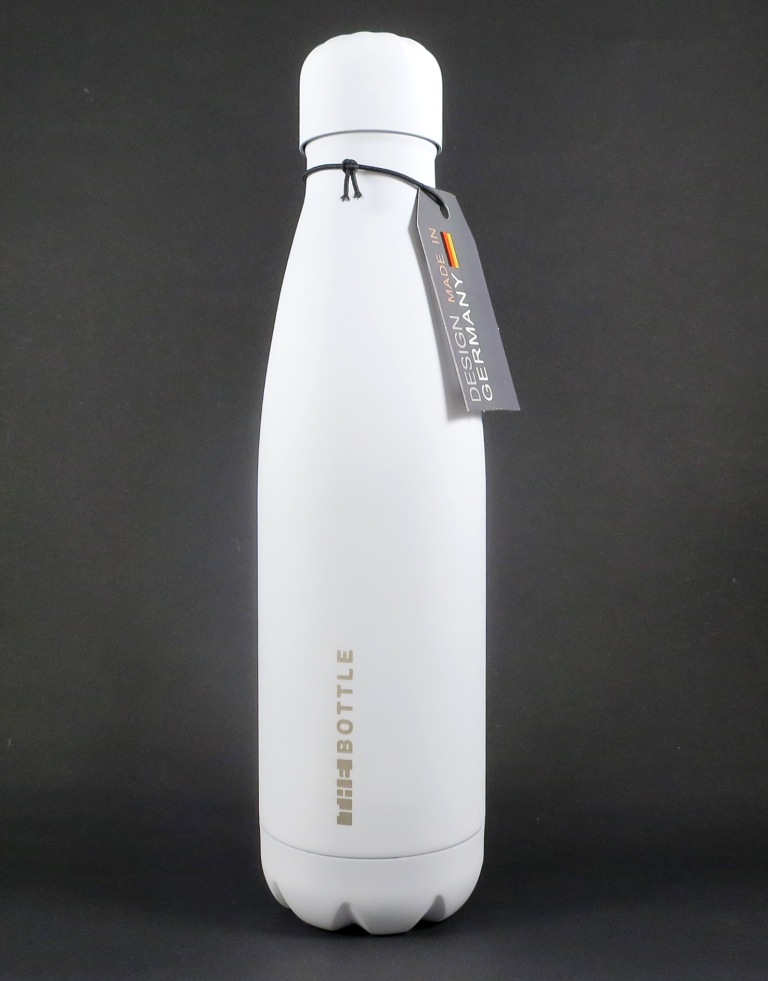 Thermo-Trinkflasche-weiss-matt the bottle - das Orginal - mit samtiger Haptik