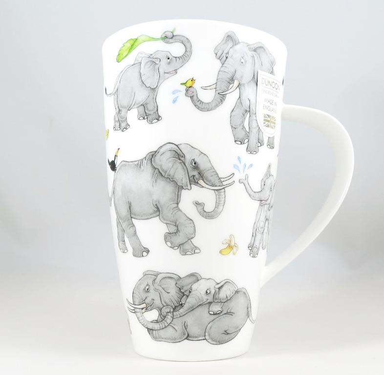 Henley Becher von Dunoon; Dekors: Elefant