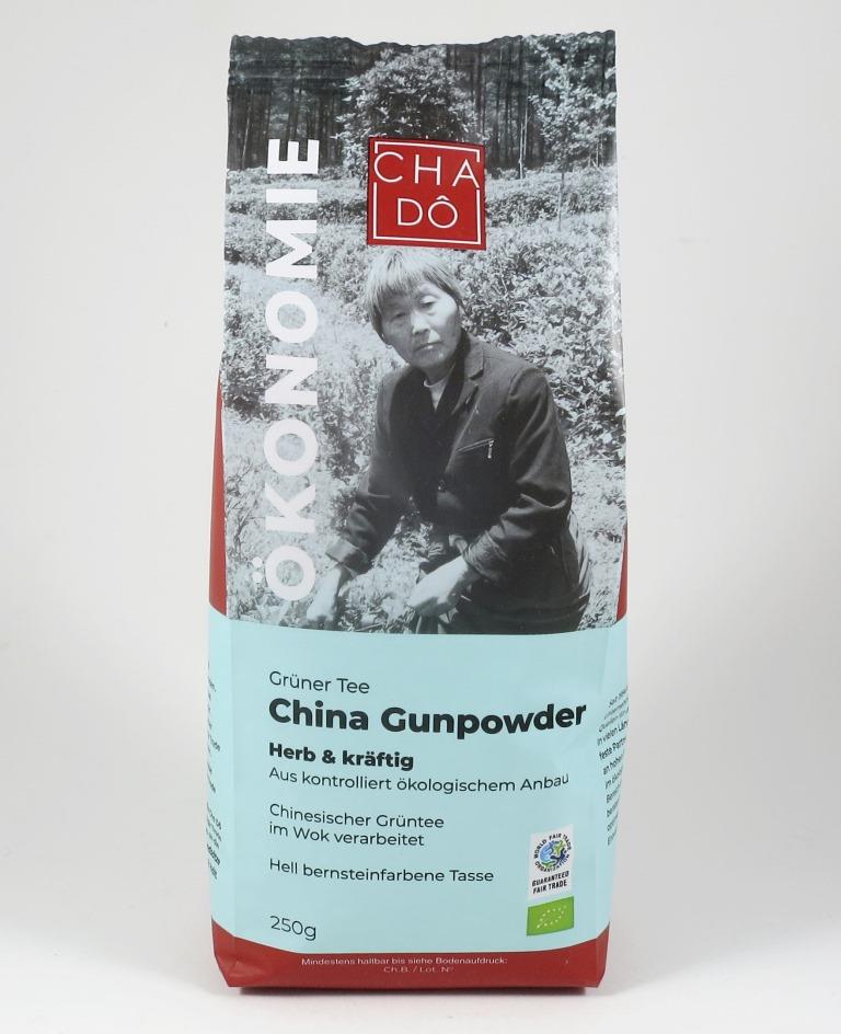 Fairtrade China Gunpowder BIO - 250g Packung