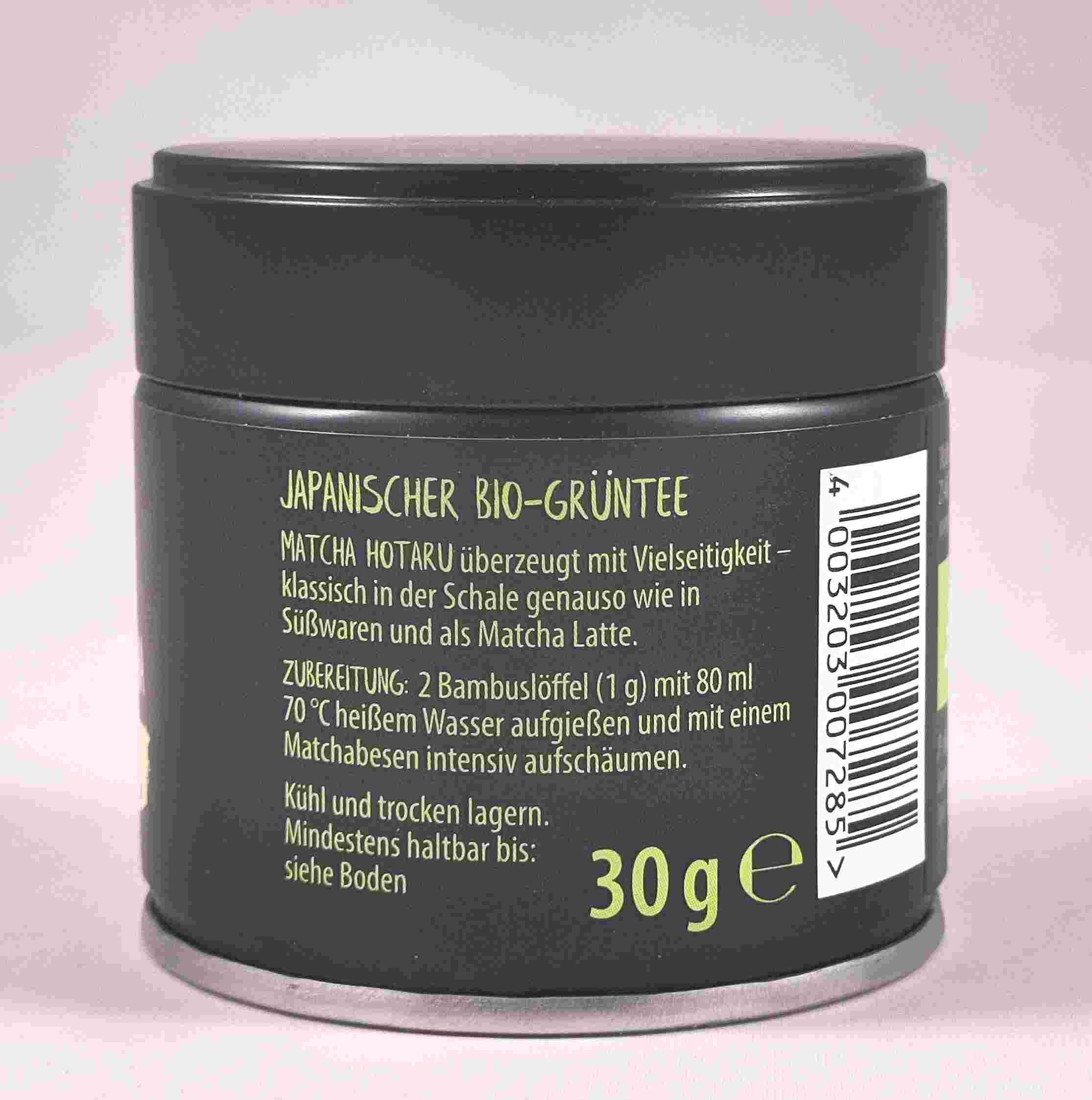 Matcha Hotaru BIO | 30g Dose Kopie