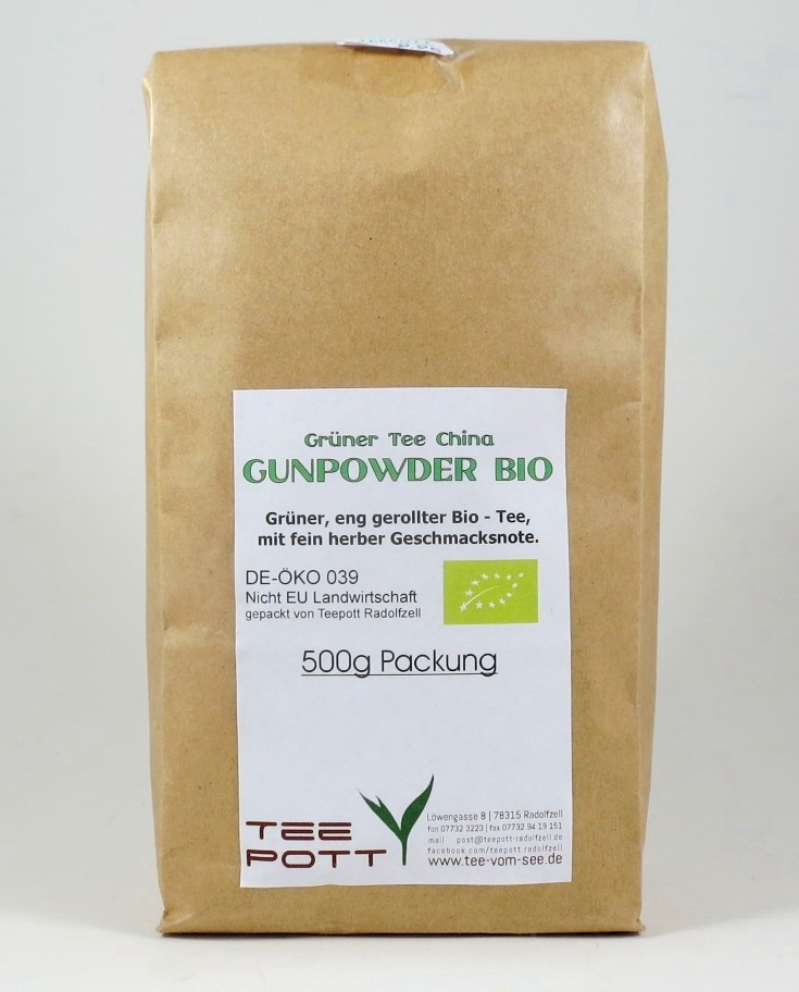Gunpowder BIO | 500g Packung