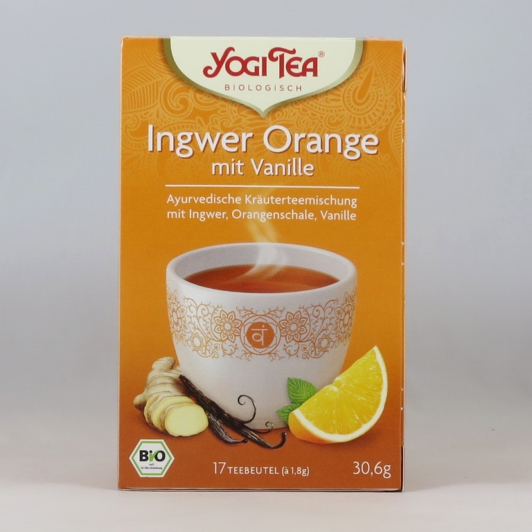Yogi Ingwer Orange mit Vanille